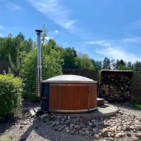 Dolina Bella - Z Balia, Basenem, Sauna I Klimatyzacja W Sercu Kaszub بيت خشبي غولوبي