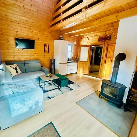 Lodge Dolina Bella - Domek Z Balia, Basenem, Sauna I Klimatyzacja W Sercu Kaszub