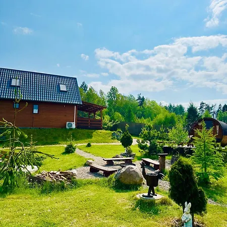 Dolina Bella - Domek Z Balia, Basenem, Sauna I Klimatyzacja W Sercu Kaszub