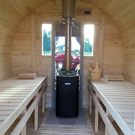 بيت خشبي Dolina Bella - Z Balia, Basenem, Sauna I Klimatyzacja W Sercu Kaszub غولوبي