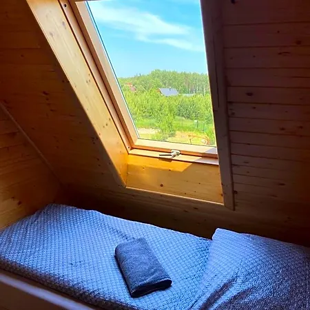 بيت خشبي Dolina Bella - Z Balia, Basenem, Sauna I Klimatyzacja W Sercu Kaszub غولوبي