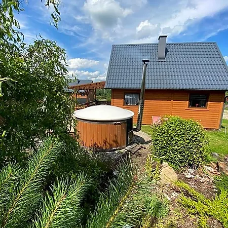 بيت خشبي Dolina Bella - Z Balia, Basenem, Sauna I Klimatyzacja W Sercu Kaszub غولوبي