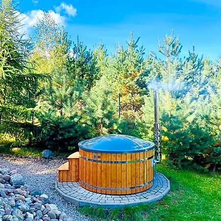 Dolina Bella - Z Balia, Basenem, Sauna I Klimatyzacja W Sercu Kaszub بيت خشبي غولوبي