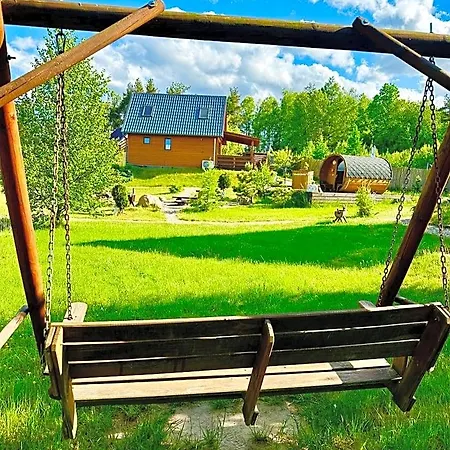 Dolina Bella - Z Balia, Basenem, Sauna I Klimatyzacja W Sercu Kaszub بيت خشبي غولوبي
