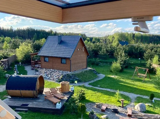 Dolina Bella - Ogrzewany Z Balia, Sauna I Kominkiem W Sercu Kaszub Lodge *