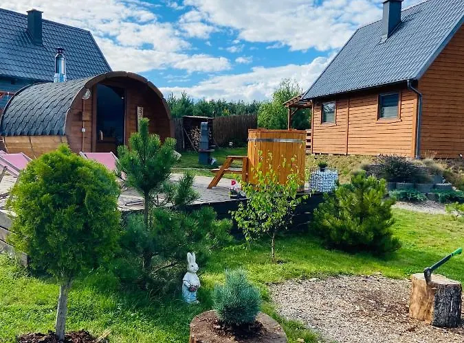 Dolina Bella - Ogrzewany Z Balia, Sauna I Kominkiem W Sercu Kaszub Golubie