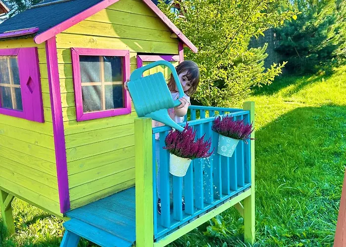 Dolina Bella - Ogrzewany Z Balia, Sauna I Kominkiem W Sercu Kaszub Golubie