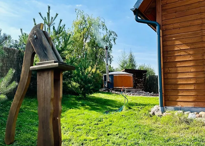 Lodge Dolina Bella - Ogrzewany Z Balia, Sauna I Kominkiem W Sercu Kaszub *