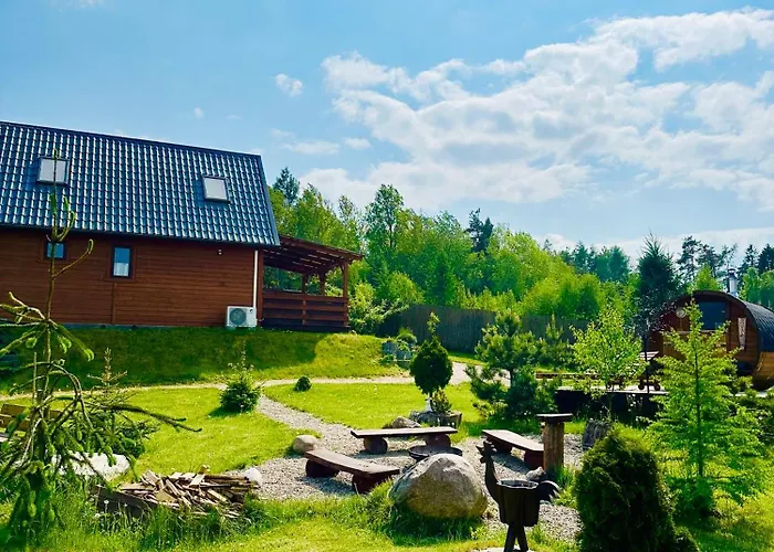 Dolina Bella - Ogrzewany Z Balia, Sauna I Kominkiem W Sercu Kaszub