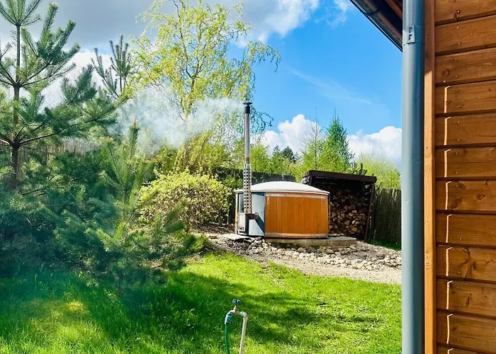 Dolina Bella - Ogrzewany Z Balia, Sauna I Kominkiem W Sercu Kaszub