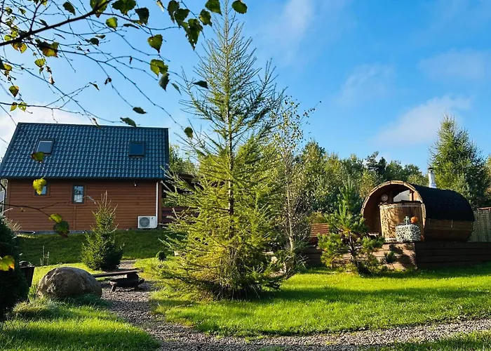 Dolina Bella - Ogrzewany Z Balia, Sauna I Kominkiem W Sercu Kaszub Lodge